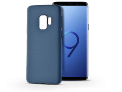 Samsung G960F Galaxy S9 szilikon hátlap - Soft - kék