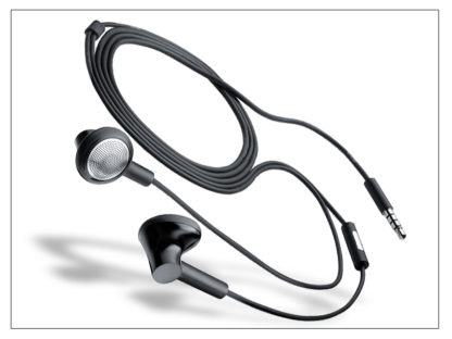 Nokia gyári sztereó fülhallgató - WH-901 black (ECO csomagolás)