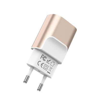 Hálózati töltő 2xUSB 2,1A arany, Hoco C47A 2xUSB 2,1A _4 - Image 2