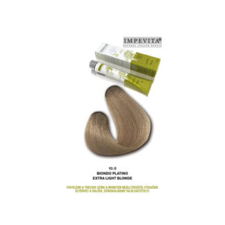 Impevita Ammónia- és PPD Mentes Krémhajfesték 100ml 10.0 Extra Világos Szőke IP