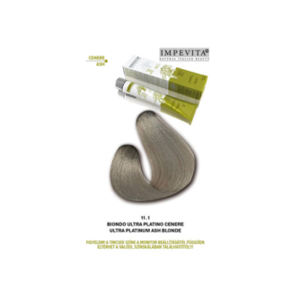 Impevita Ammónia- és PPD Mentes Krémhajfesték 100ml 11.1 Platina Szőke Hamvas IP