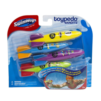 Toypedo banditák 4 db-os vízi 