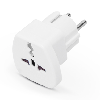 EU - UK adapter hálózati töltőhöz - 1313 - fehér