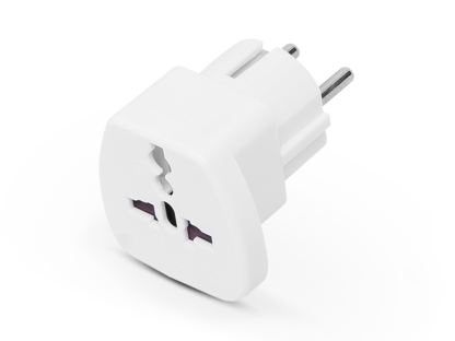 EU - UK adapter hálózati töltőhöz - 1313 - fehér