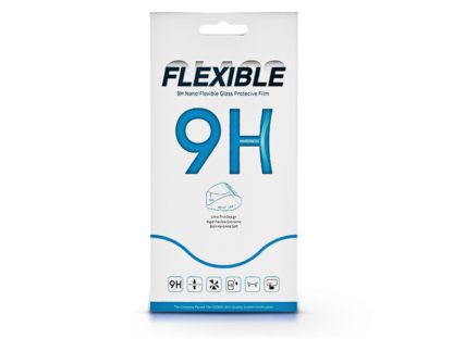 Huawei P20 rugalmas edzett üveg képernyővédő fólia - Flexible 9H Nano Glass Protective Film - transparent