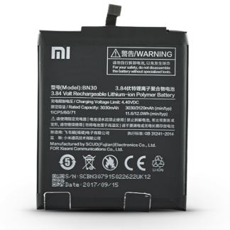 Xiaomi Redmi 4A gyári akkumulátor - Li-polymer 3120 mAh - BN30 (ECO csomagolás)