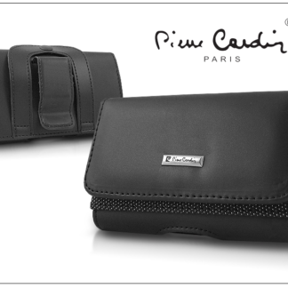 Pierre Cardin Elegant vízszintes, csatos-fűzős, különleges minőségű tok mobiltelefonhoz - TS1 méret