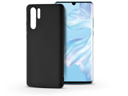 Huawei P30 Pro szilikon hátlap - Soft - fekete