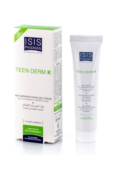 Isispharma Teen Derm K Bőrmegújító krém mitesszeres-pattanásos bőrre 30ml