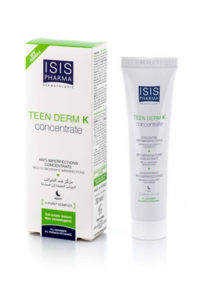 Isispharma Teen Derm K Concentrate Keratolitikus szérum mitesszeres bőrre 30ml