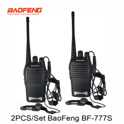 BAOFENG WALKIE TALKIE SZETT BF-777S (2 DB-OS) Ajándék 2db head Settel