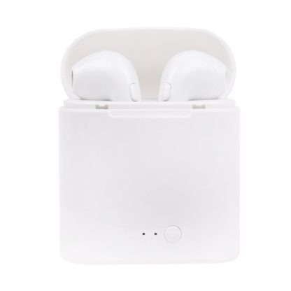 Bluetooth Fülhallgató Earphone bluetooth TWS i7s AirPods fehér - Image 3