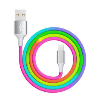 Rainbow Lightning QC 3.0 1 méter gyorstöltési funkcióval