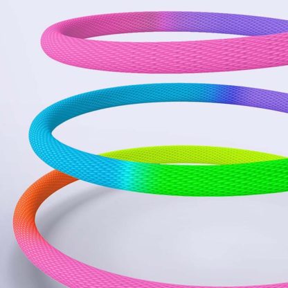 Rainbow Lightning QC 3.0 1 méter gyorstöltési funkcióval - Image 2