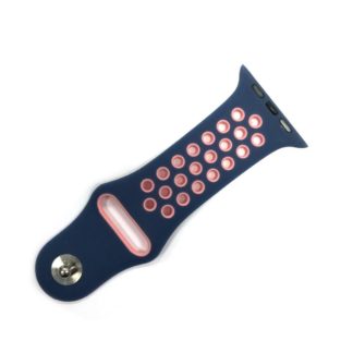 Apple watch szilikon ?rasz?j, 42/44 mm, K?k/Pink