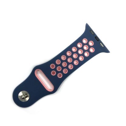 Apple watch szilikon ?rasz?j, 42/44 mm, K?k/Pink