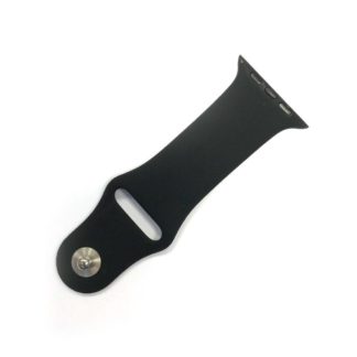 Apple watch szilikon ?rasz?j, 42/44 mm, Fekete