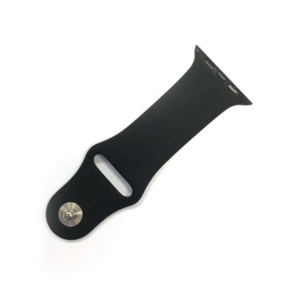 Apple watch szilikon ?rasz?j, 42/44 mm, Fekete