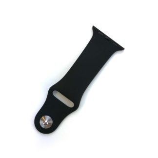 Apple watch szilikon ?rasz?j, 38/40 mm, Fekete