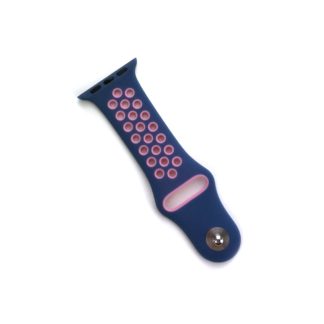 Apple watch szilikon ?rasz?j, 38/40 mm, K?k/Pink