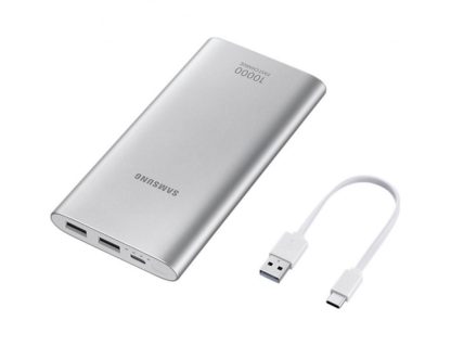 Samsung k?ls? akkumul?tor, 10.000mA, Type-C,Ez?st