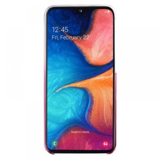 Samsung Galaxy A20e gradation cover h?tlap, Pink