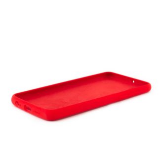 Premium szilikon tok, iPhone XR, Piros
