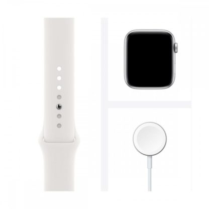 Apple Watch SE 44mm Ez?st alum?nium tok,Feh?r sz?j