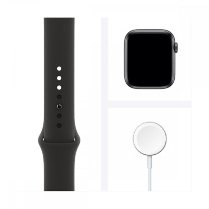 Apple Watch SE 44mm Sz?rke alum?nium tok,Fekete