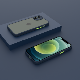 iPhone 12 Mini m?anyag tok, k?k, z?ld