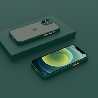 iPhone 12 Mini m?anyag tok, z?ld, narancs