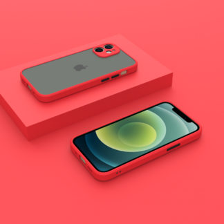 iPhone 12 Mini m?anyag tok, piros, fekete