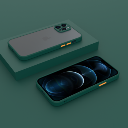 iPhone 12 Pro m?anyag tok, z?ld, narancs