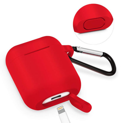 Airpods szilikon tok, Piros - Image 2