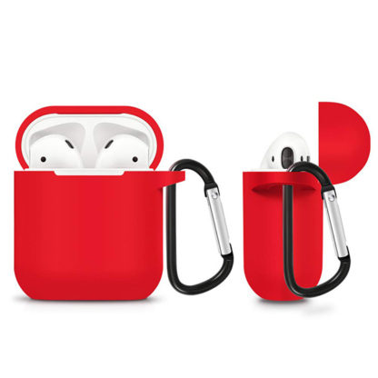 Airpods szilikon tok, Piros - Image 3