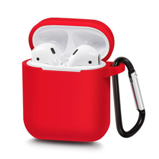 AirPods szilikon védőtok piros