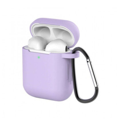 Airpods szilikon tok, Lila, 1.5mm