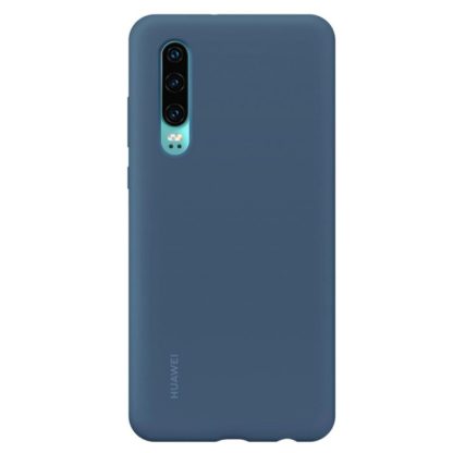 Huawei P30 gyári szilikon hátlap, Kék