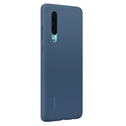 Huawei P30 gyári szilikon hátlap, Kék - Image 3