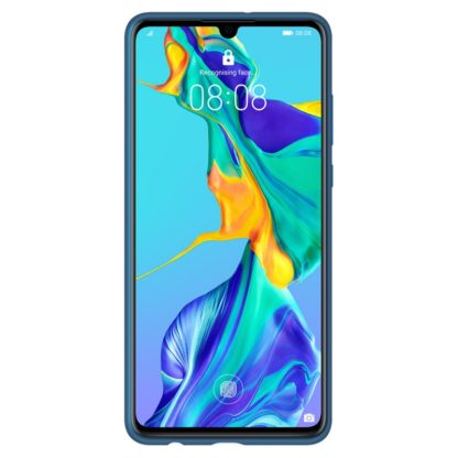 Huawei P30 gyári szilikon hátlap, Kék - Image 2