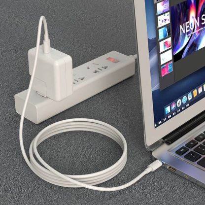 USB-C (Type-C)/USB-C (Type-C) töltő és adatkábel 2m ,fehér, 5.0A Borofone BX44 - Image 6