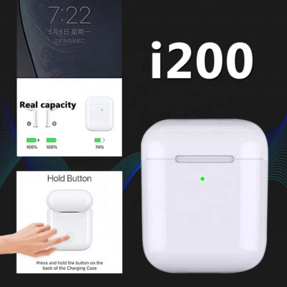 Bluetooth fülhallgató AirPods TWS i200 fehér - Image 2