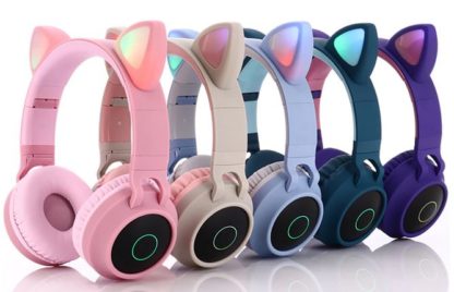 Cicás Bluetooth fejhallgató sztereó lila Catear CA-028 - Image 3