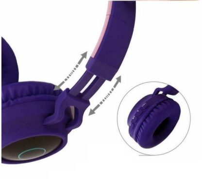 Cicás Bluetooth fejhallgató sztereó rózsaszín - Image 6