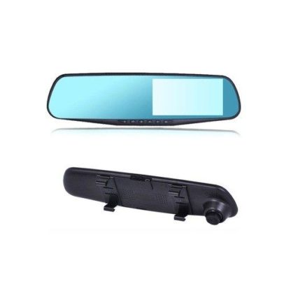 DVR autókamera, Okos visszapillantó tükör, 5" kijelző, FHD/30fps, G-szenzor, Első és hátsó kamera, IP65 másodlagos kamera - Image 2