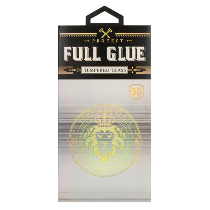 Edzett üveg Hard Full Glue 5D - Huawei P30 fekete
