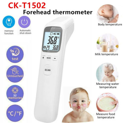 Érintés nélküli infravörös hőmérő LCD kijelzővel CK-T1502 - Image 7