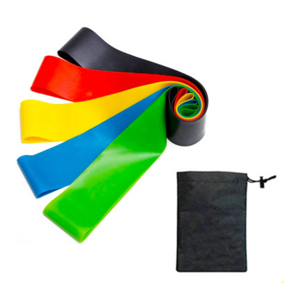 Fitnesz erősítő gumiszalag szett 5db/csomag - Image 2