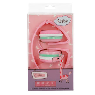 GJBY fejhallgató - AUDIO EXTRA BASS (GJ-04) pink