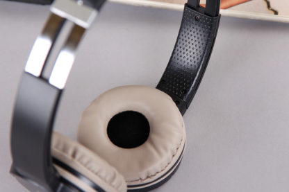 Fejhallgató Extra Bass vezetékes 3.5mm audio jack (GJ-12) lila - Image 3